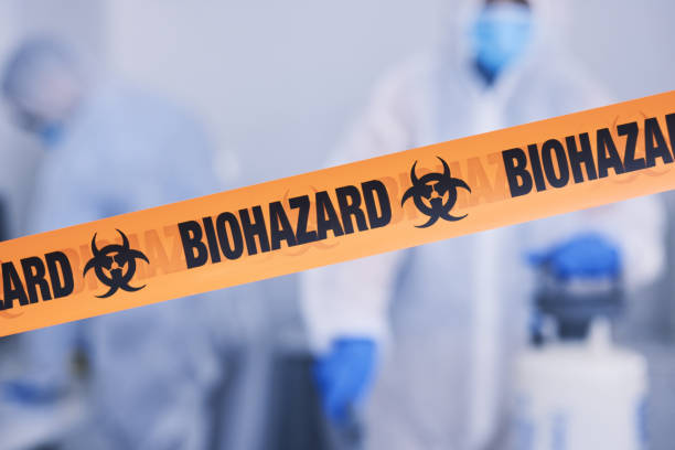 Professional Biohazard technician working in Port Jefferson Station, NY